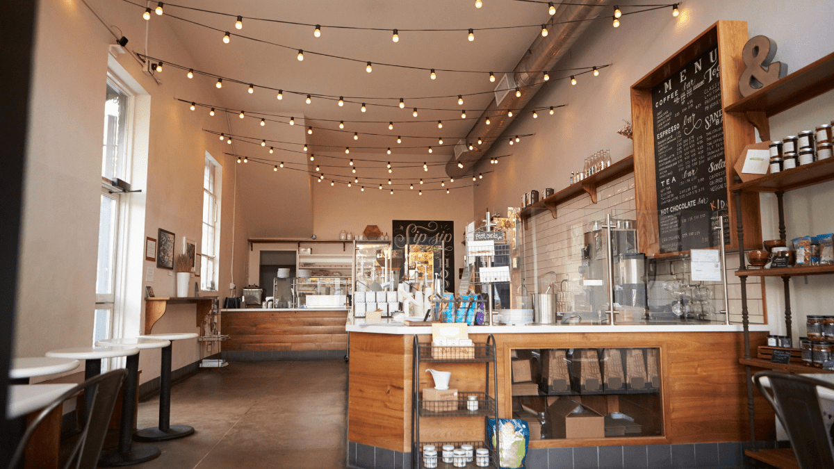 Small Cafe Interior Design
